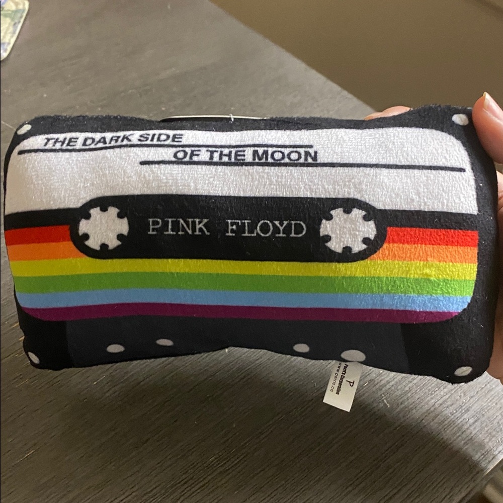 Pink Floyd Squeaky Cassette Dog Toy